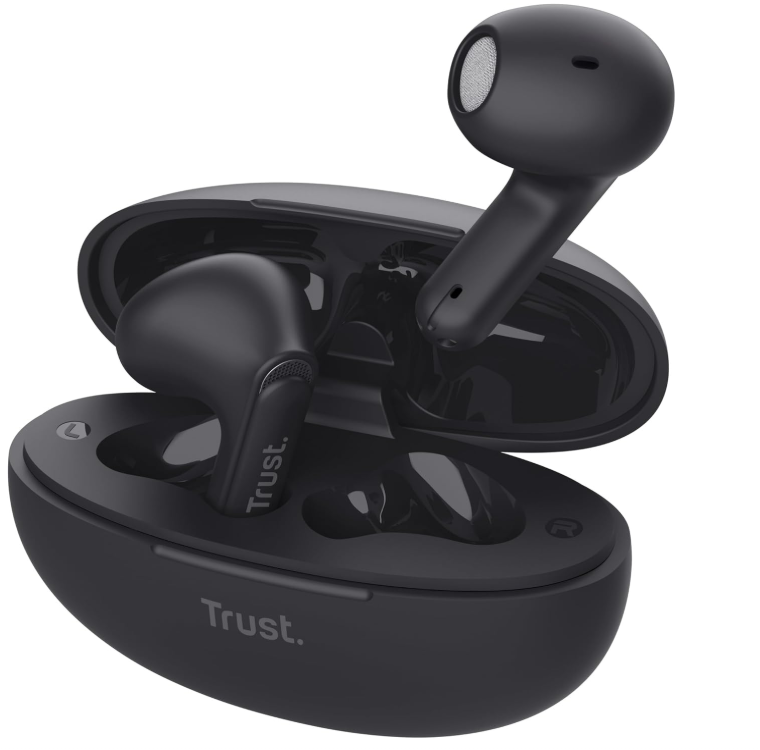 Trust Yavi Kopfhörer Kabellos Bluetooth mit 2 ENC Noise Cancelling Mikrofone, 2