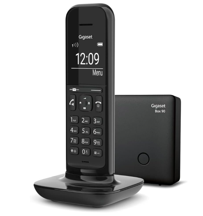 Gigaset Cordless CL390 schnurlos Festnetztelefon Telefon Festnetz - Schwarz ✅