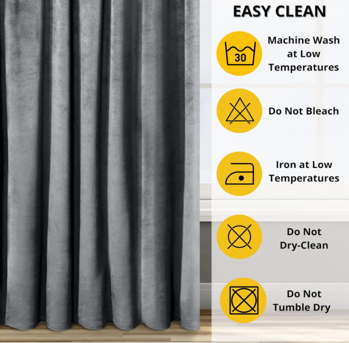 Eurofirany ROSA Vorhang Samt Velvet Kräuselband -1 STK. Weich Edel Gardine