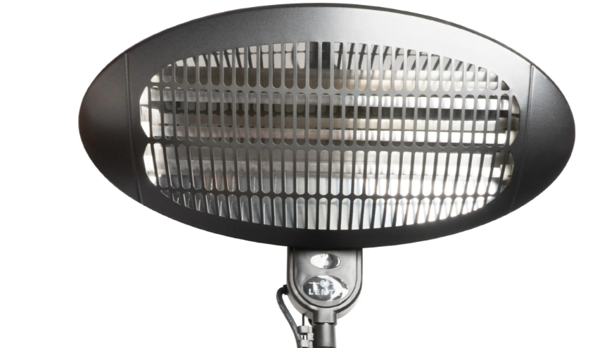 Lentz Heizstrahler Terassen Innenraum mit Standfuß 2000W