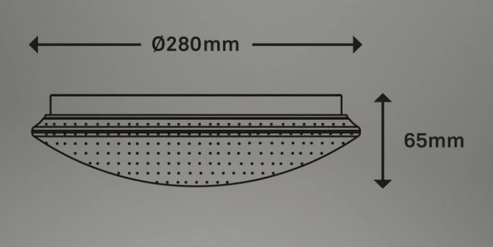 BRILONER Deckenleuchte LED Deckenlampe 15W Sternenhimmel Lichtfarbensteuerung Ru