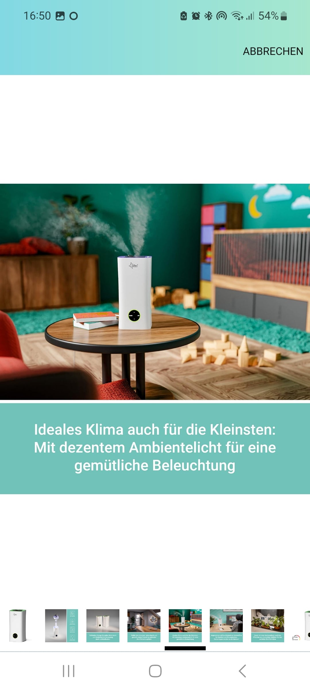 SUNTEC Ultraschall Luftbefeuchter Monsun 2500 Moodlight Aroma