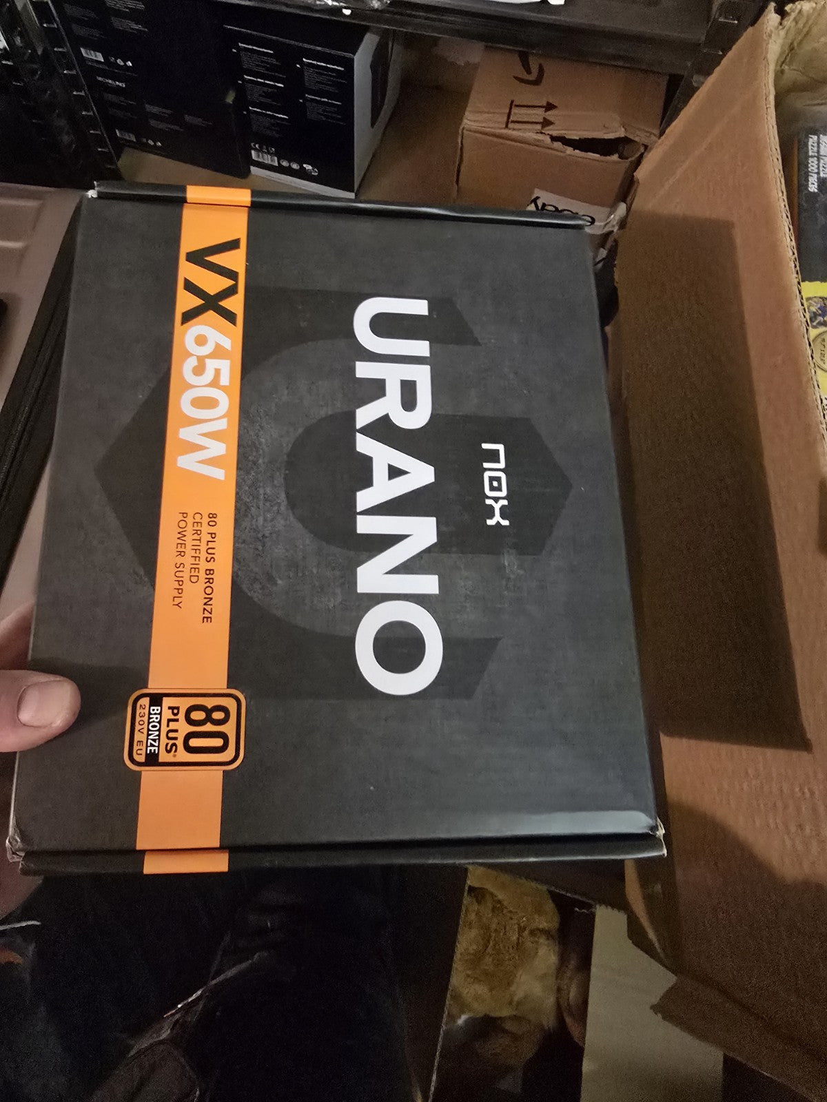 NOX URANO VX 650 W PC NETZTEIL ATX 80PLUS Bronze schwarz