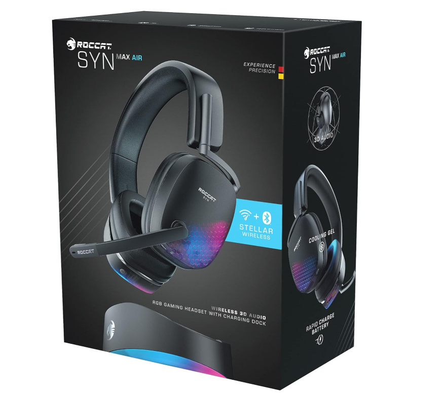 ROCCAT Syn Max Air Gaming-Headset - Schwarz (ROC-14-155-02)