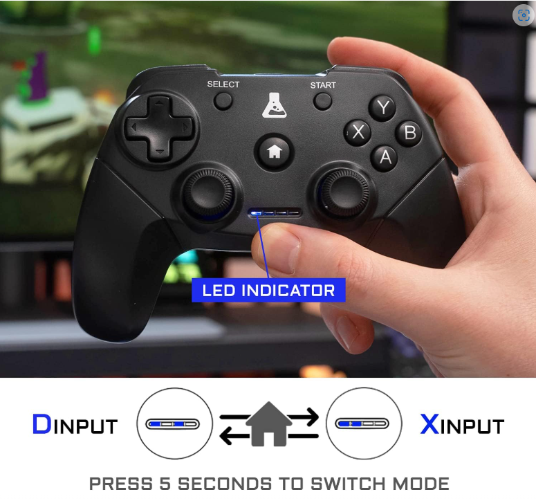 THE G-LAB K-Pad Thorium Wireless - Gaming-Controller PC & PS3 mit integrierter V