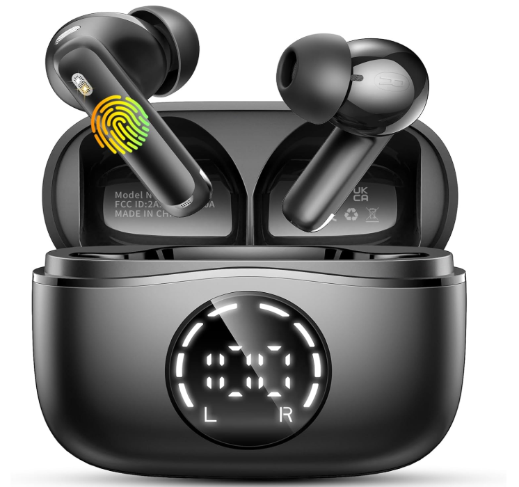Bluetooth Kopfhörer, Kopfhörer Kabellos Bluetooth 5.4 In Ear Kopfhörer mit 4 ENC