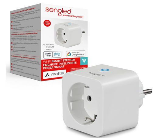 Sengled Smart Plug, Für Matter Geeignet, Funktioniert Mit Alexa