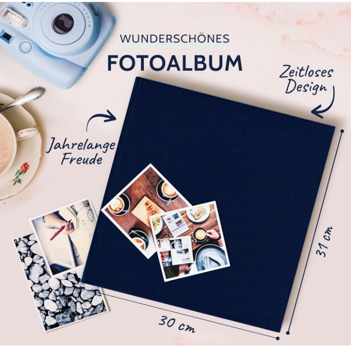 goldbuch 31708 Fotoalbum, Summertime, Fotobuch mit 100 weiße Seiten & Pergamin T