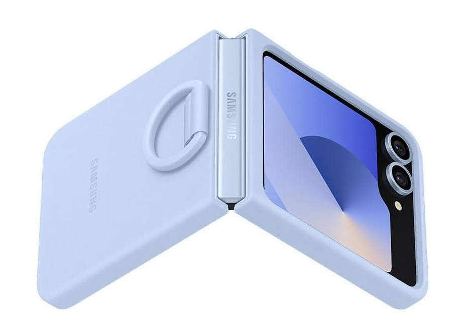 Handyhülle für Galaxy Z Flip6 Samsung Case Cover Futeral Tasche Schutzhülle Blau