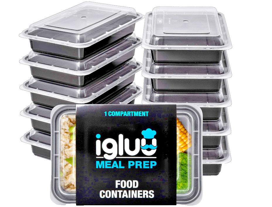 [10Er Pack] 1-Fach Meal Prep Container Von Igluu - Essensbox BESCHREIBUNG 