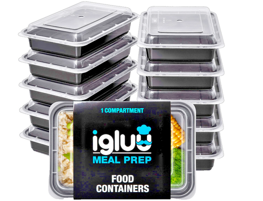 [10Er Pack] 1-Fach Meal Prep Container Von Igluu - Essensbox BESCHREIBUNG 