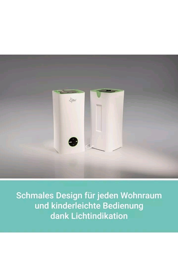SUNTEC Ultraschall Luftbefeuchter Monsun 2500 Moodlight Aroma Diffuser mit 2 l