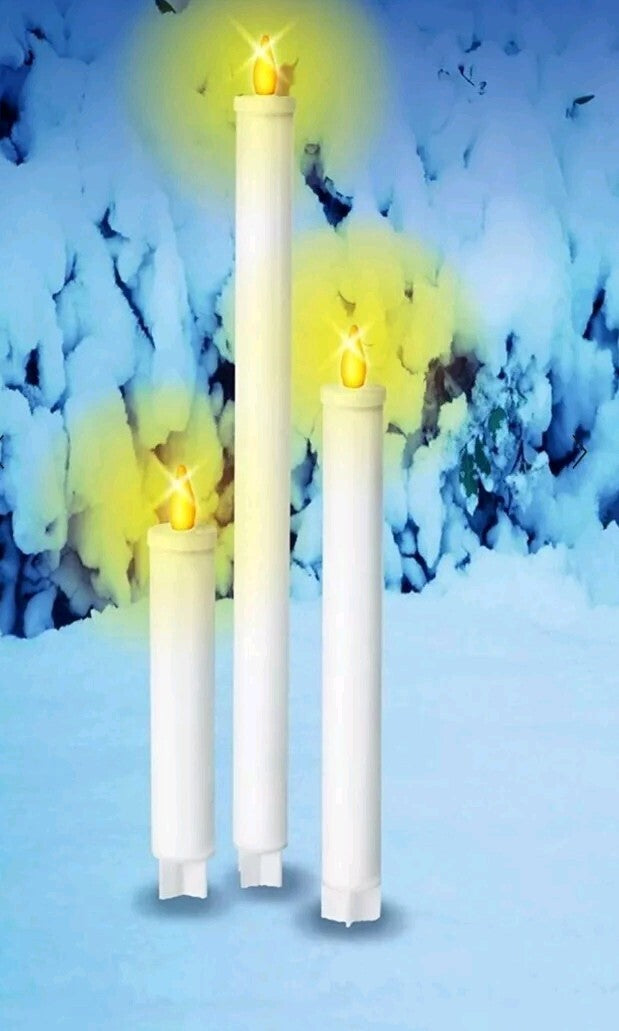 Kerzenleuchter LED-Kerzenleuchten3-er Set Led Kerzenleuchten Kerzen Kabellos