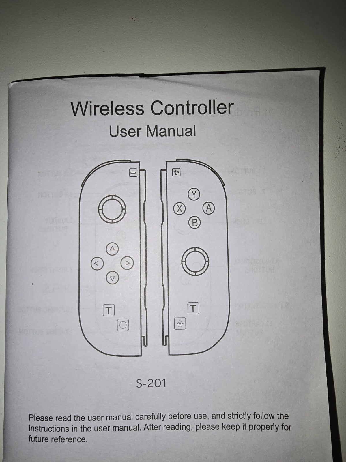 Wireless controller passend für Nintendo Switch