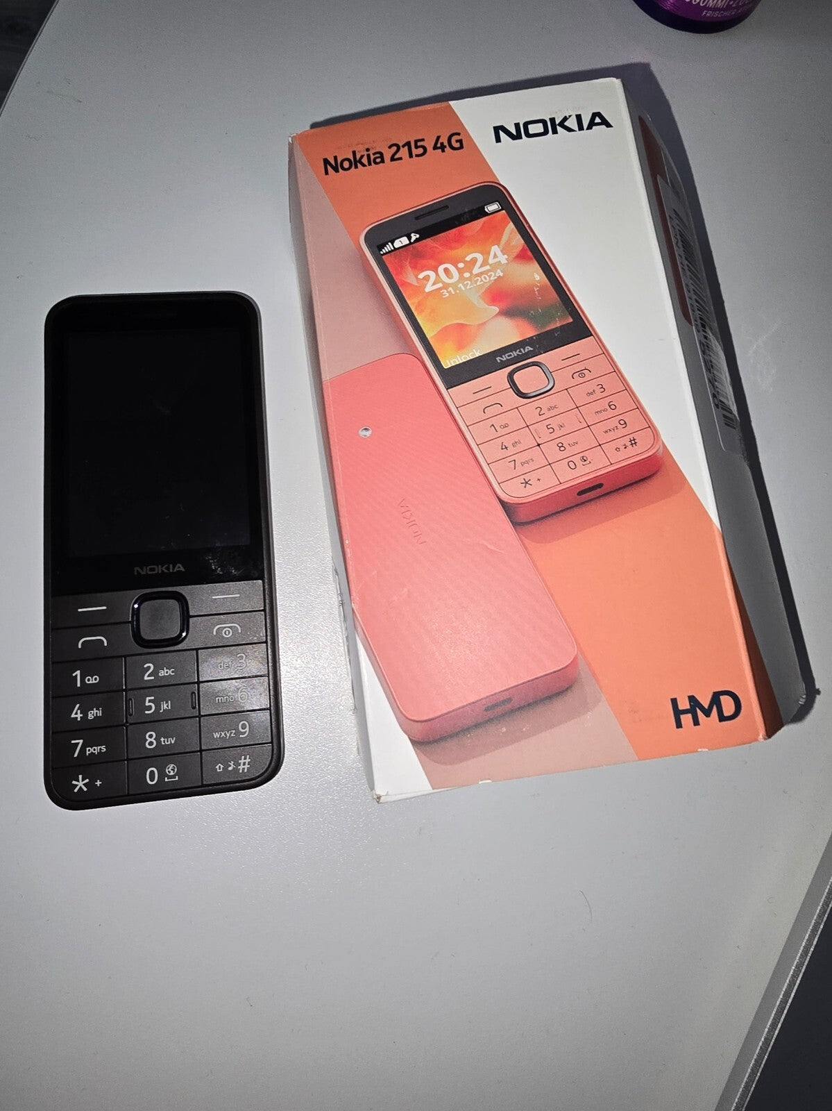 Nokia Mobiltelefon 215 4G (2,8", 128 MB) Black