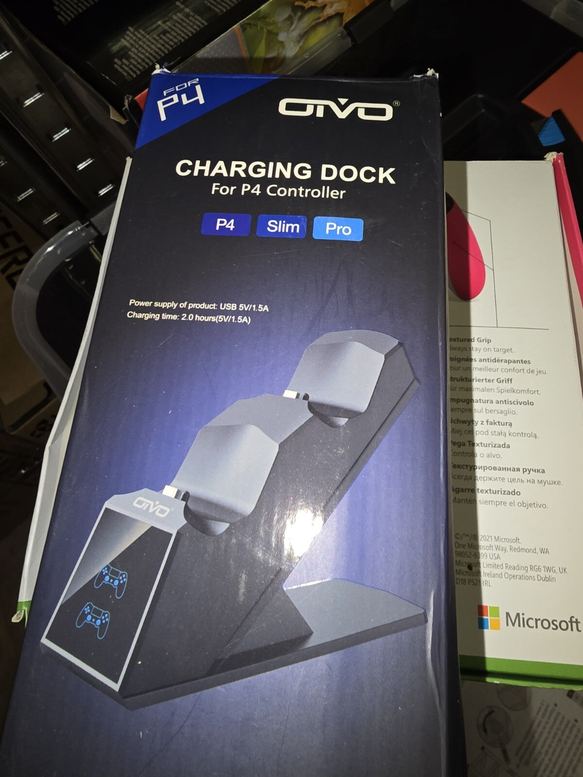 OIVO PS4 Controller Ladestation, Controller Ladestation Charger mit 1,8-Stunden-