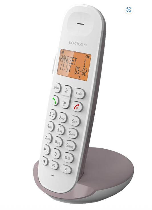 Logicom ILOA 150 Schnurloses Festnetztelefon ohne Anrufbeantworter Solo analog