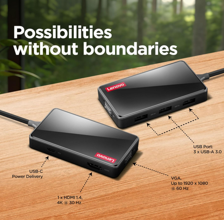 Lenovo 100 USB-C Travel Dock