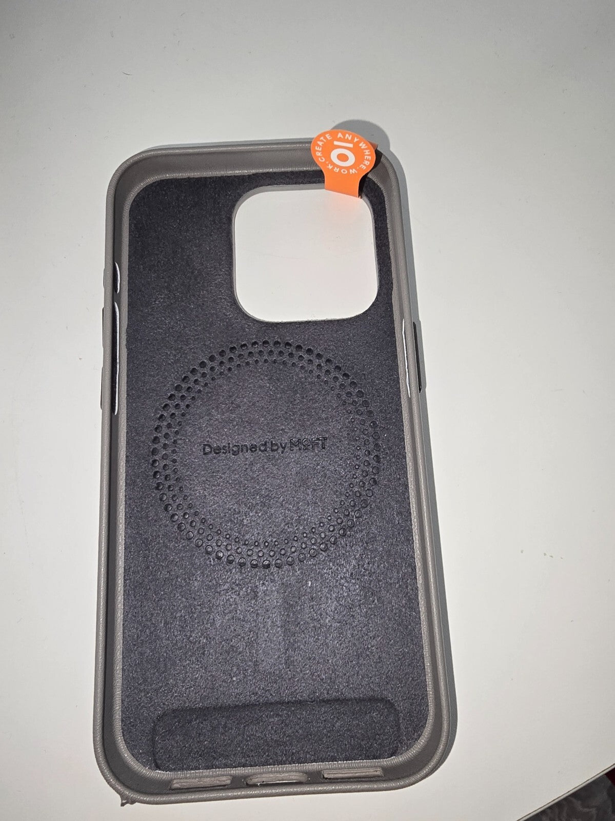 MOFT Magnetische Hülle für iPhone 15 Pro Kompatibel mit MagSafe, MOVAS Vegane Le