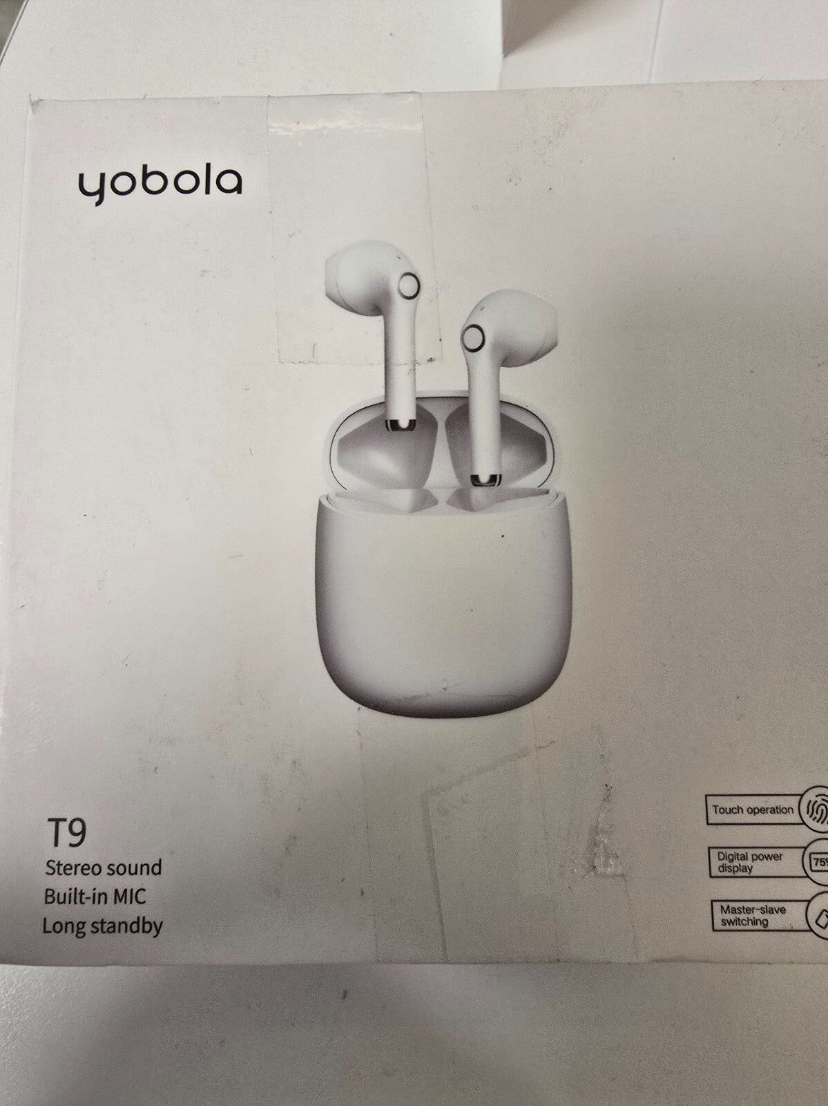 Neu In-Ear Kopfhörer Bluetooth Yoloba. T9 Original Verpackt Verschweißt