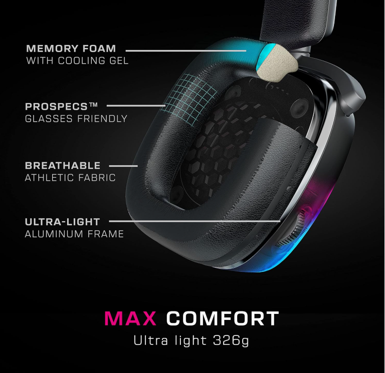 ROCCAT Syn Max Air Gaming-Headset - Schwarz (ROC-14-155-02)