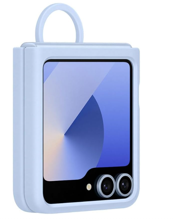 Handyhülle für Galaxy Z Flip6 Samsung Case Cover Futeral Tasche Schutzhülle Blau