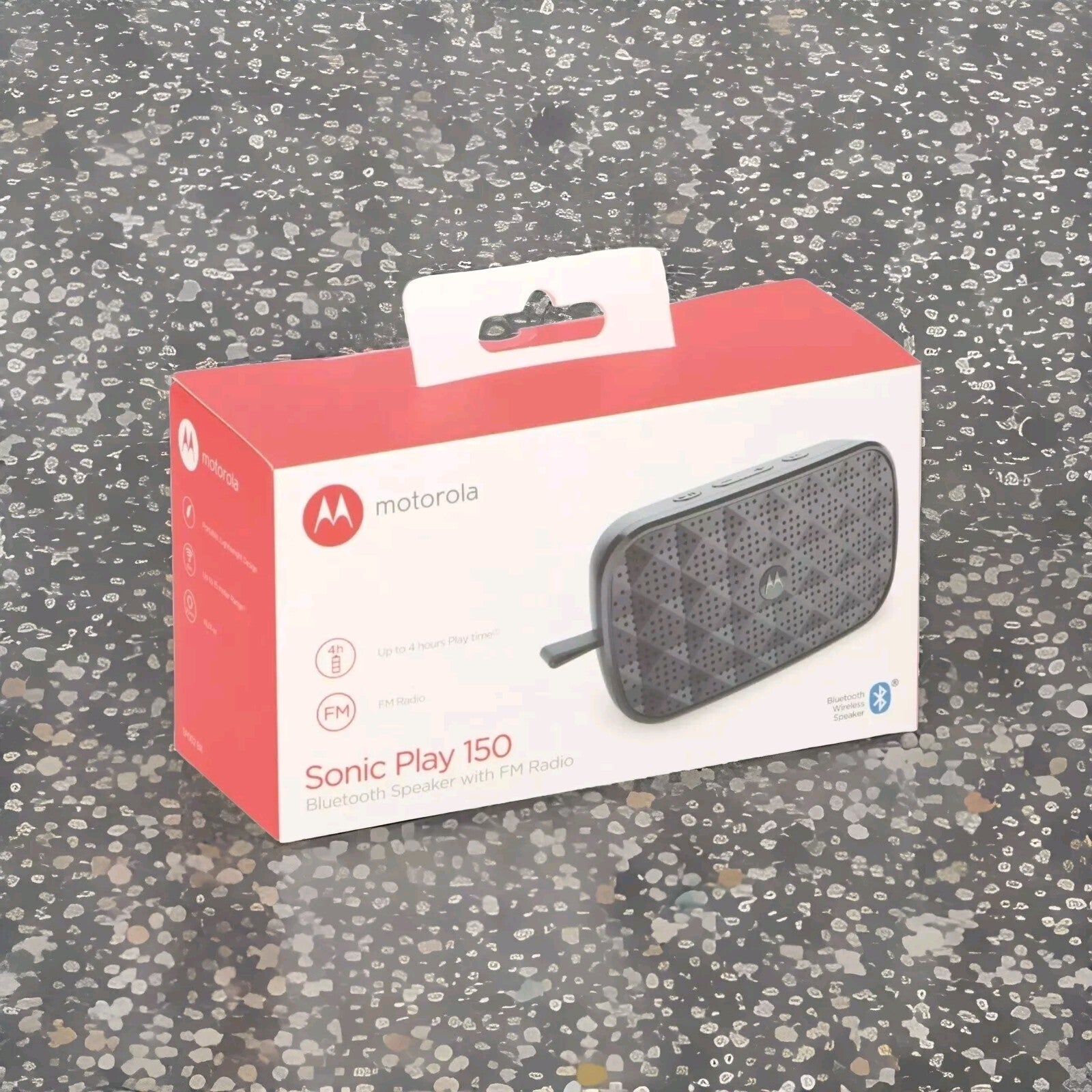 BLUETOOTH AKKU LAUTSPRECHER mit UKW RADIO WETTERFEST  MOTOROLA Micro USB