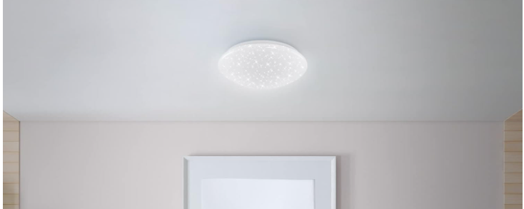 BRILONER Deckenleuchte LED Deckenlampe 15W Sternenhimmel Lichtfarbensteuerung Ru