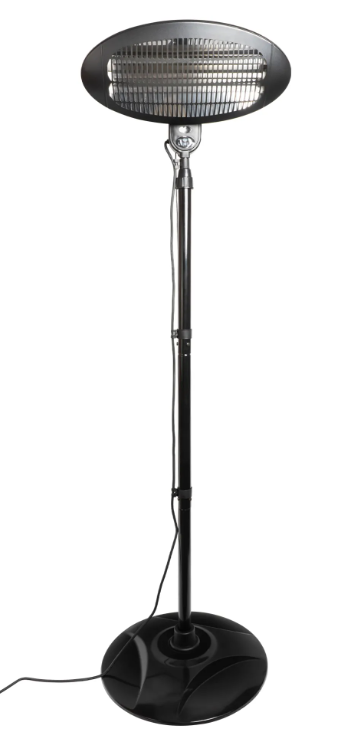 Lentz Heizstrahler Terassen Innenraum mit Standfuß 2000W