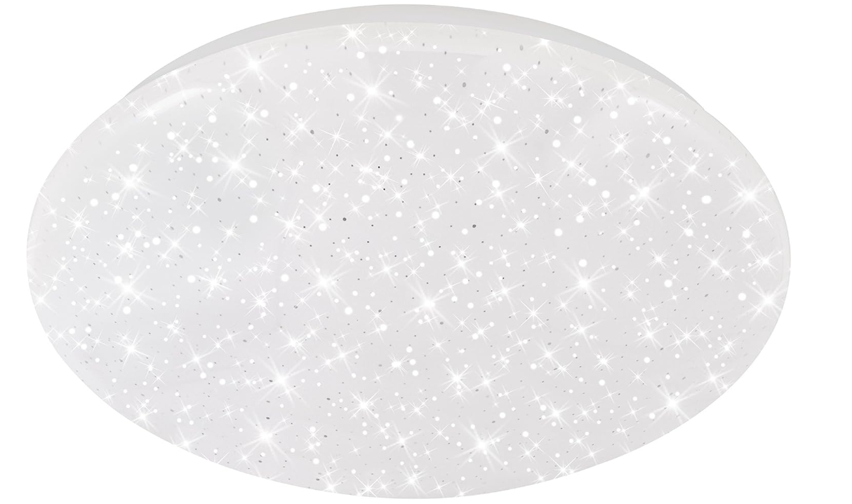 BRILONER Deckenleuchte LED Deckenlampe 15W Sternenhimmel Lichtfarbensteuerung Ru
