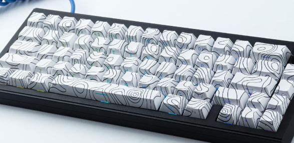 Sunzit Custom Keycaps 135 Tasten PBT Keycap Set,Cherry Profile Keycaps Dye-Sub W