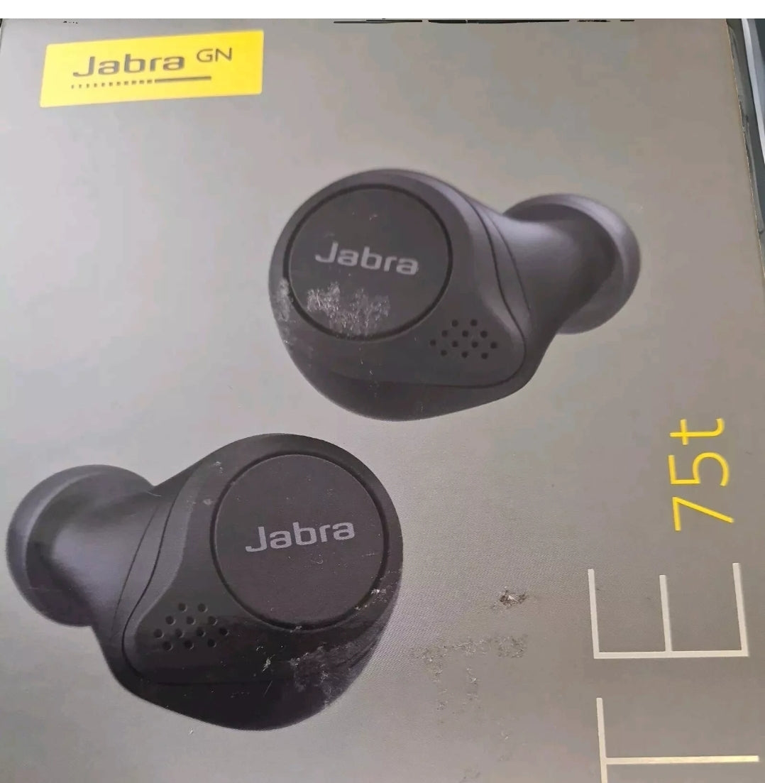 Jabra Elite Active 75t Bluetooth Kopfhörer - Titan/Schwarz
