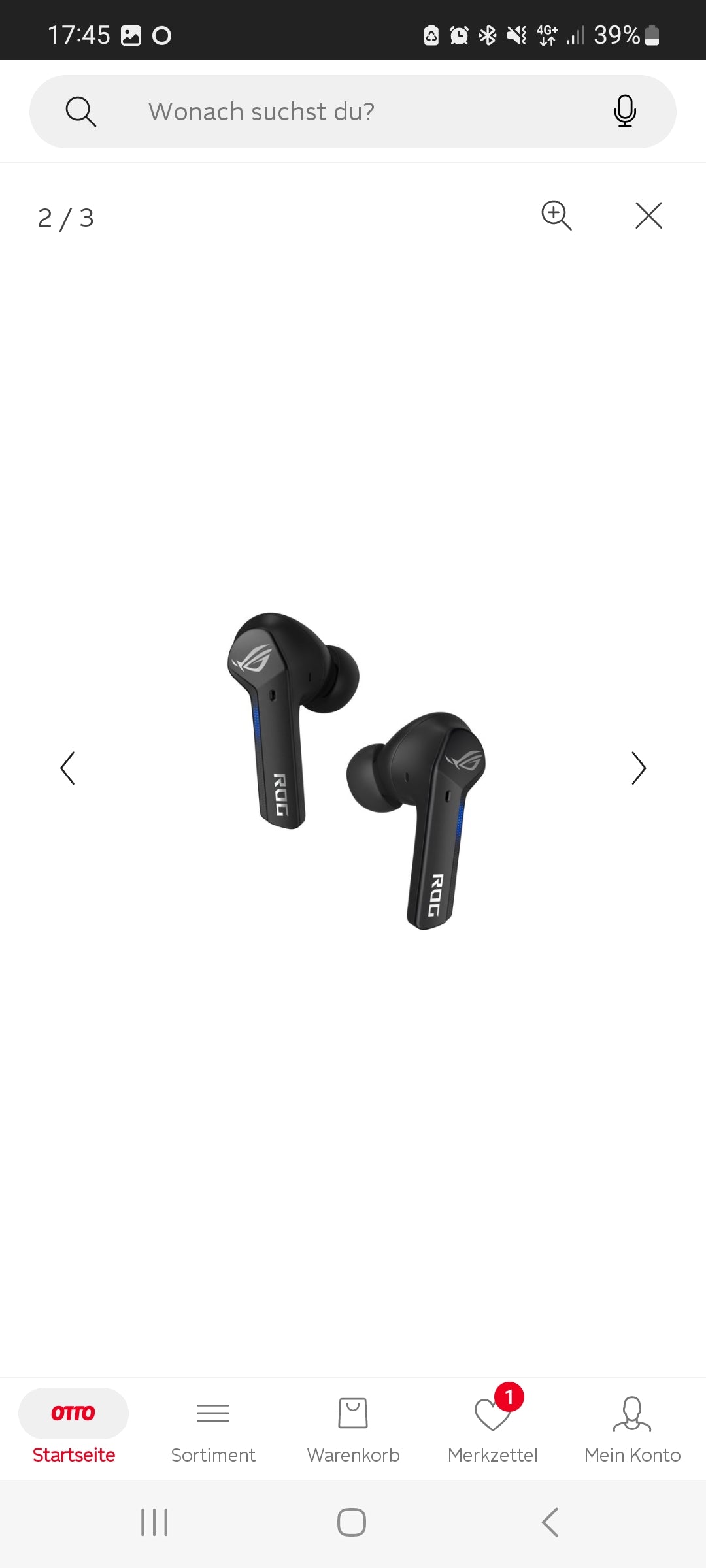 ASUS ROG Cetra True Wireless In-Ear Gaming Kopfhörer - Schwarz