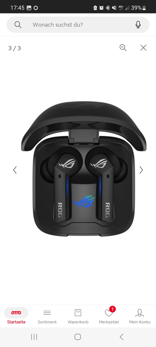 ASUS ROG Cetra True Wireless In-Ear Gaming Kopfhörer - Schwarz