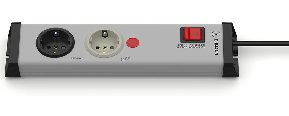Ehmann 100063 Spezial Energieverteiler, silber-schwarz