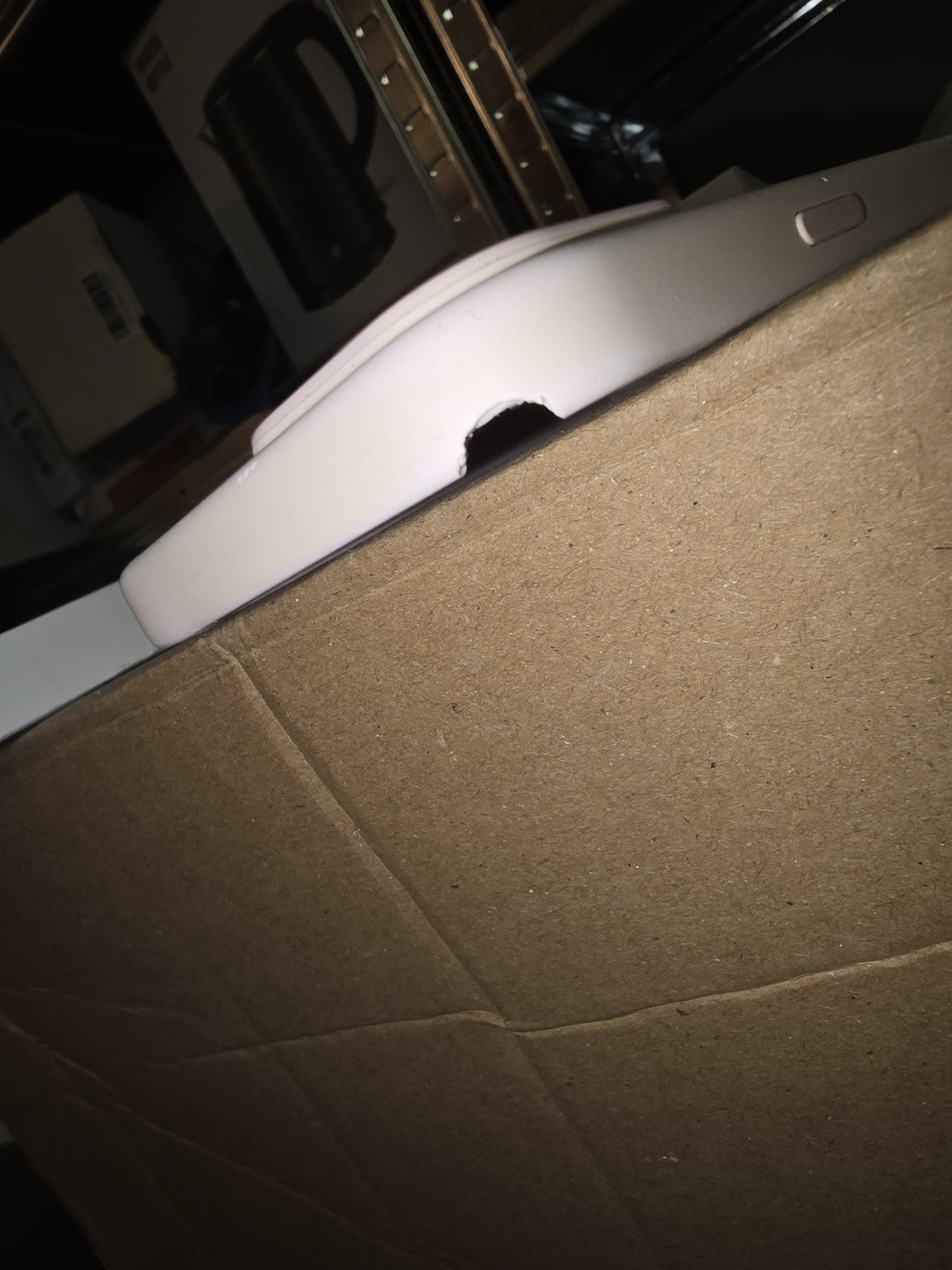 Original iPhone 15 pro max Silikon case mit Mag Safe „hellrosa“