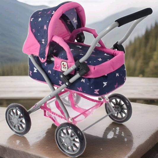 Puppenwagen Smarty, Butterfly, rosa Chic 2000