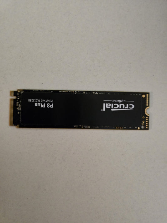 Crucial P3 Plus SSD 500GB M.2 PCIe Gen4 NVMe Interne SSD, Bis 4.700 MB/s, Kompat